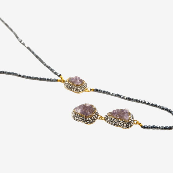 Lavanta Lariat Neckpiece